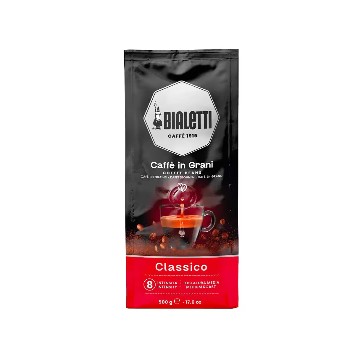 Café en Grano Clásico Bialetti