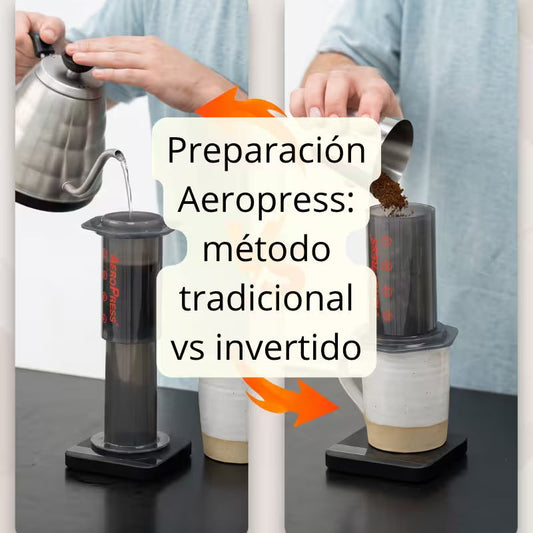 Cómo usar la AeroPress: Guía paso a paso (Método Tradicional vs. Invertido)