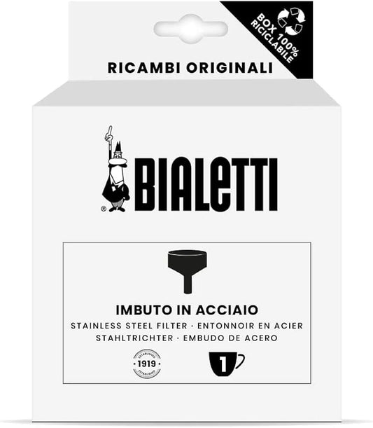Repuesto embudo de acero Bialetti, caja para 1 taza