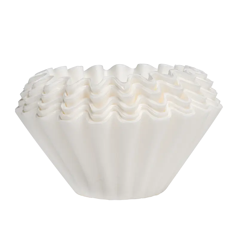 Filtro de papel Timemore para B75, blanco con pliegues en forma de cono