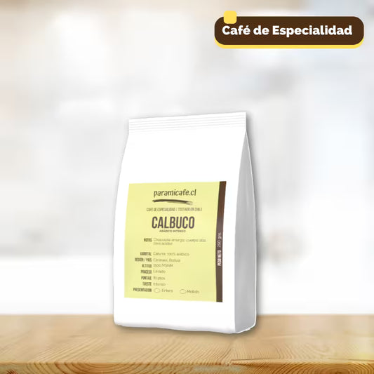 Bolsa de Café Calbuco arábica intenso 250 g, presentación molido