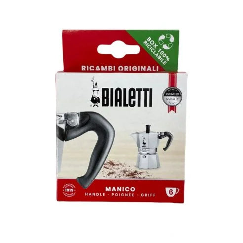 Paquete de repuesto original Bialetti con mango negro, para 6 tazas