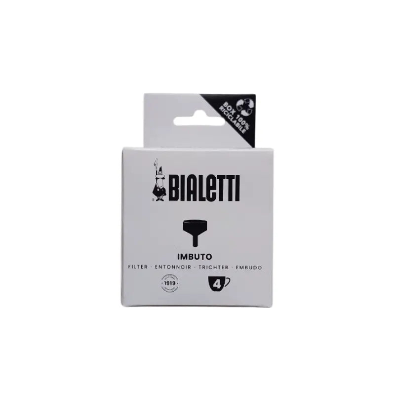 Caja de repuesto Bialetti “Imbuto” para filtro, compatible 4 tazas Brikka