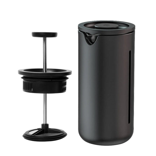 Prensa francesa Timemore 450 ml negra con émbolo y piezas de filtro