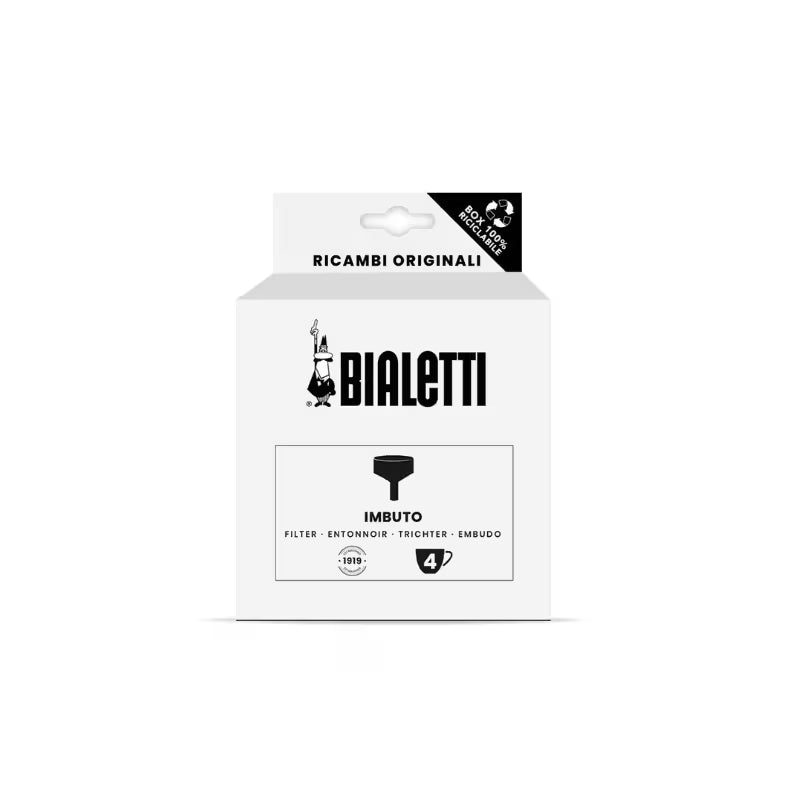 Caja de repuesto Bialetti Brikka con embudo para 4 tazas (versión Brikka antigua)