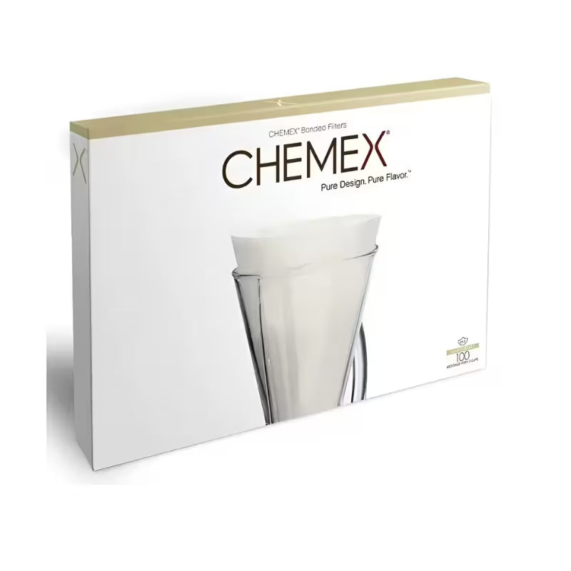 Caja de filtros de papel CHEMEX, blanco, 100 unidades