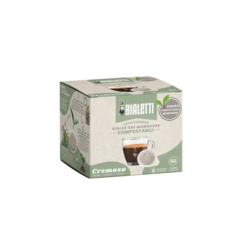 Caja de cápsulas ESE Bialetti Cremosso, 50 unidades