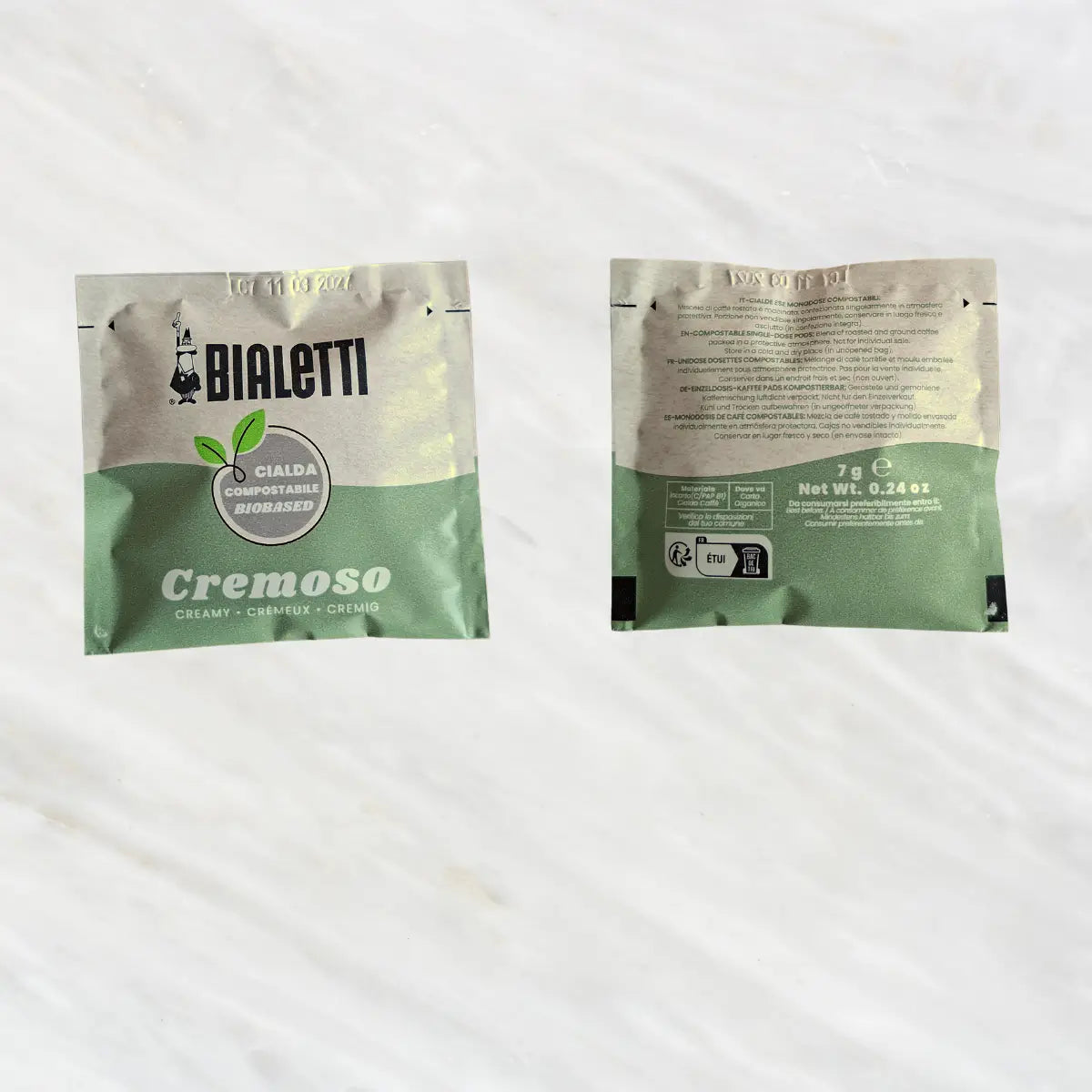 Sobres de cápsulas ESE Bialetti Cremosso
