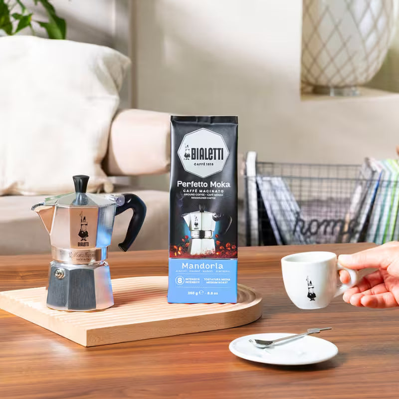 Bolsa de café molido Bialetti Perfetto Moka Mandorla, 250 g