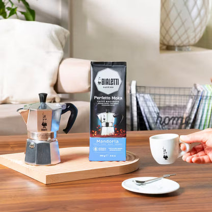 Bolsa de café molido Bialetti Perfetto Moka Mandorla, 250 g
